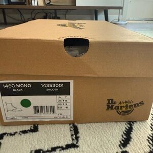 Dr. Martens 1460 Mono Smooth Black Boots